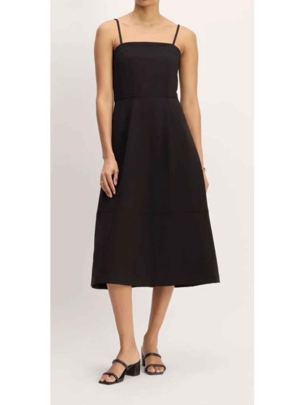Everlane The Dream Everywhere Tank Dress Women's Size XS in Black NWOT!